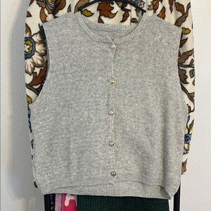 Gray Women's Knit Vest